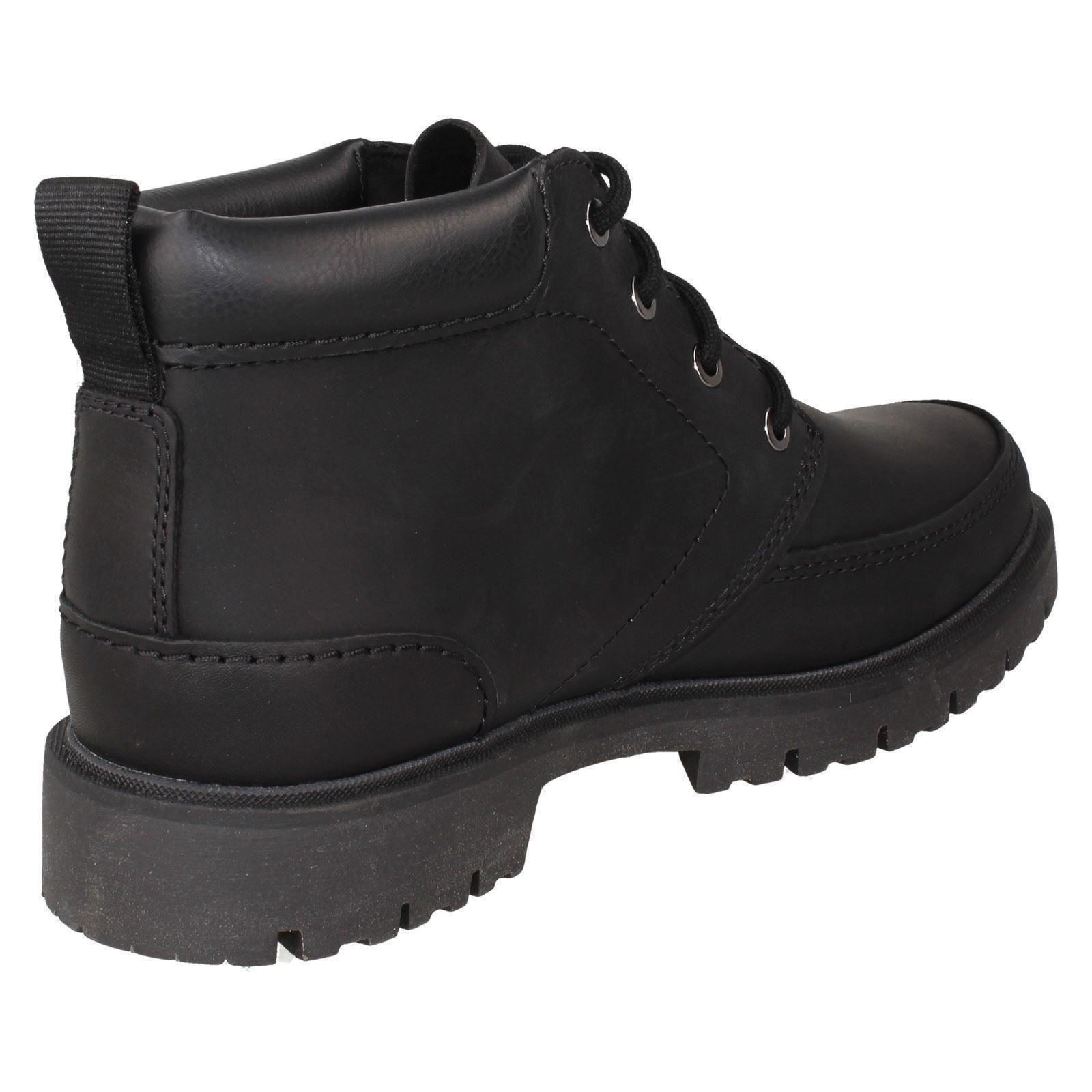 Mens Clarks Leather Lace Up Ankle Boots Rossdale Mid - Picture 14 of 19