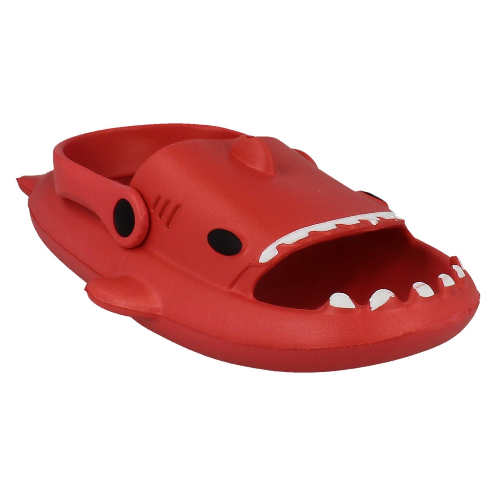'Childrens Spot On' Cute Shark Detailed Summer Clogs - N0R076 - Picture 21 of 28