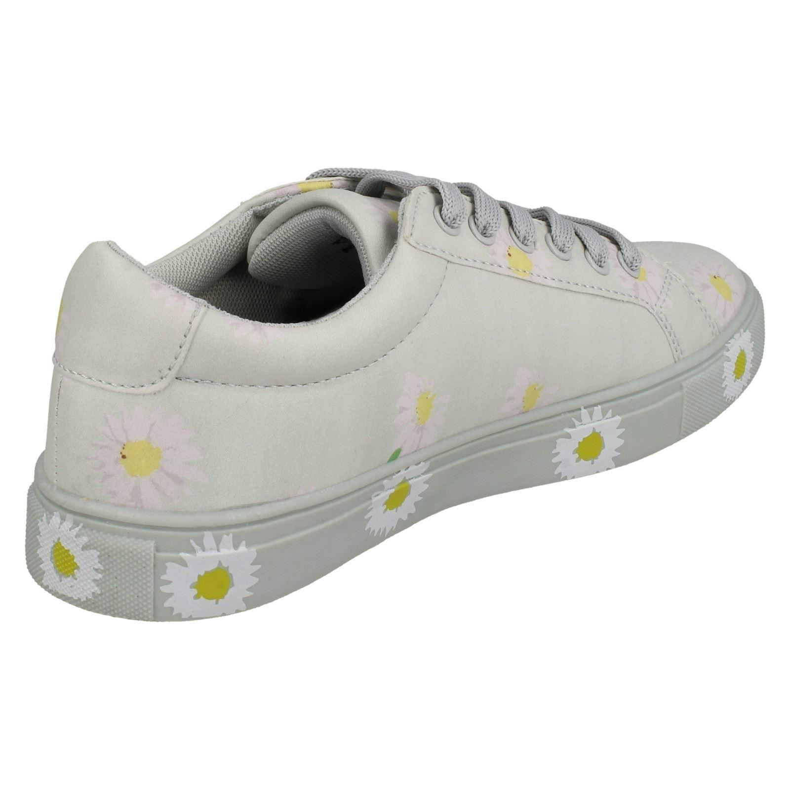Ladies Spot On Daisy Print Pumps, Trainers F8R0348 - Picture 15 of 28