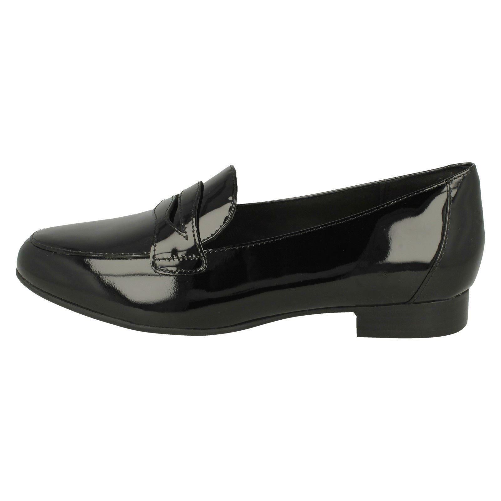 Clarks Zapatos de estilo Black de Blush para sin 'un Go' de tacón mujer cordones charol Clarks vqYYr4wI