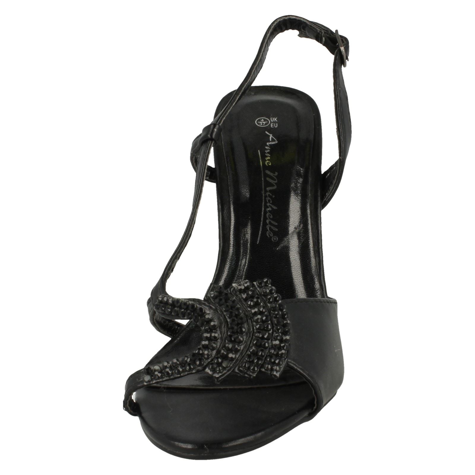 Ladies Anne Michelle Strappy Heeled 'Sandals' - Picture 9 of 19