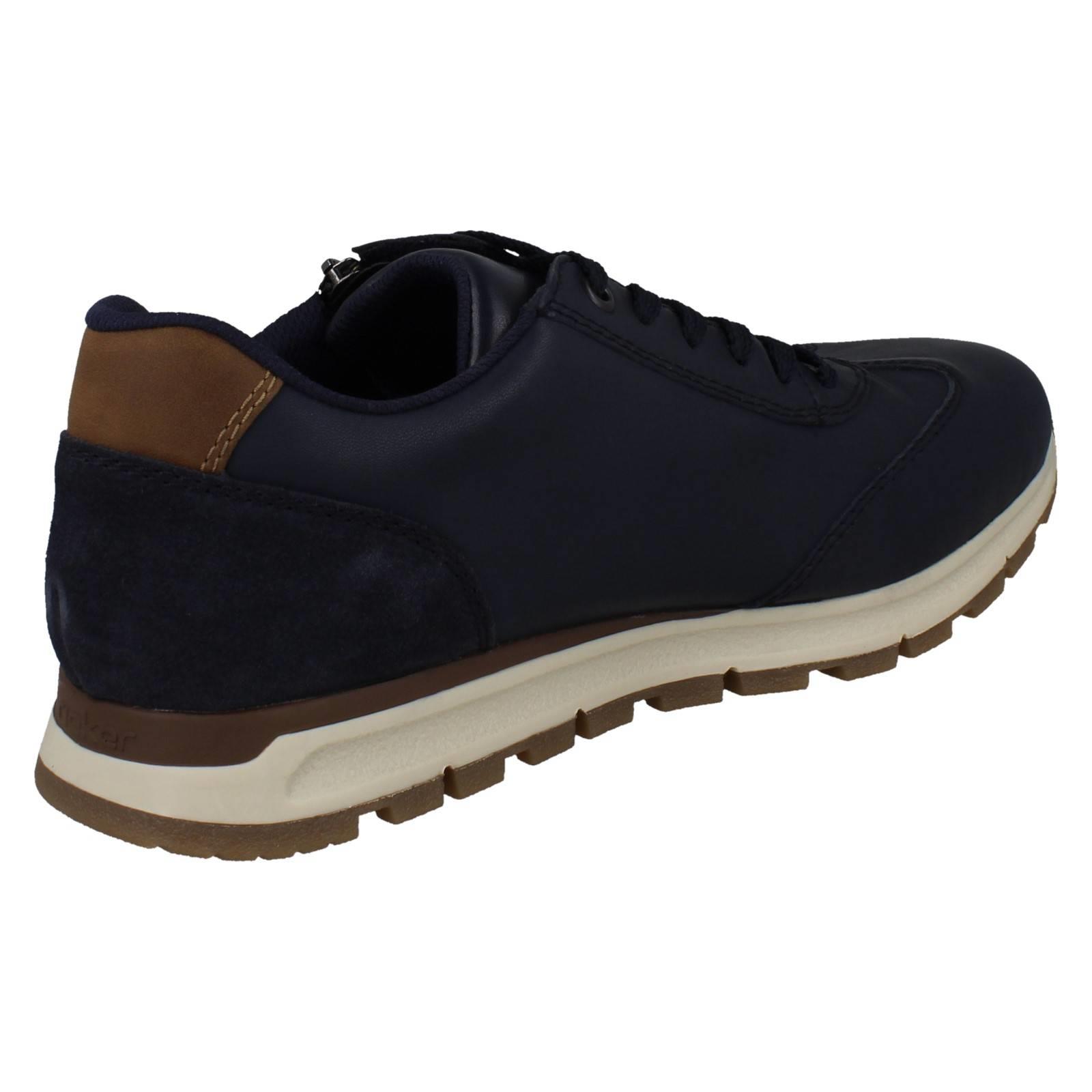 Zapatos Rieker Inteligentes Informales de Cuero con Cordones/Cremallera para Hombres Plantilla Extraíble B0501 - Imagen 6 de 10
