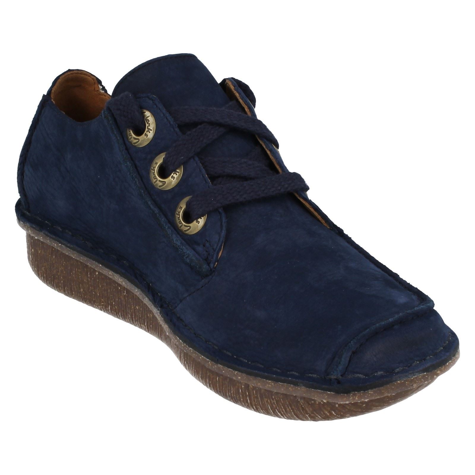 Scarpe Casual In Pelle Clarks Da Donna Lace Up Funny Dream - Picture 61 of 145