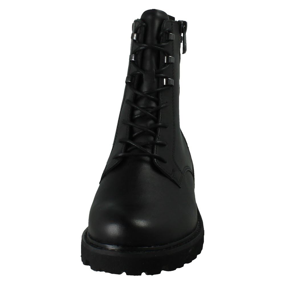 Ladies Remonte-Tex Leather Zip Lace Up Water Resistant Ankle Boots *D8656* - Picture 9 of 10