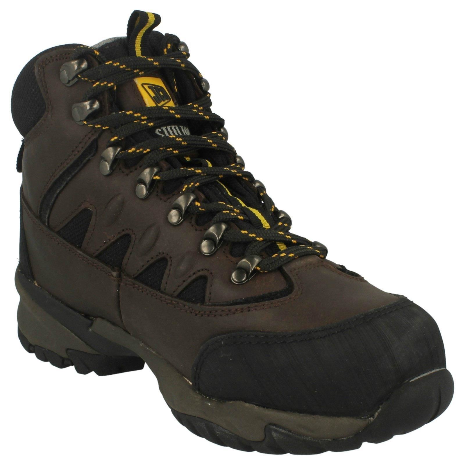 Mens JCB Waterproof Lace Up Work Boots 'Trekker High' - Picture 7 of 19