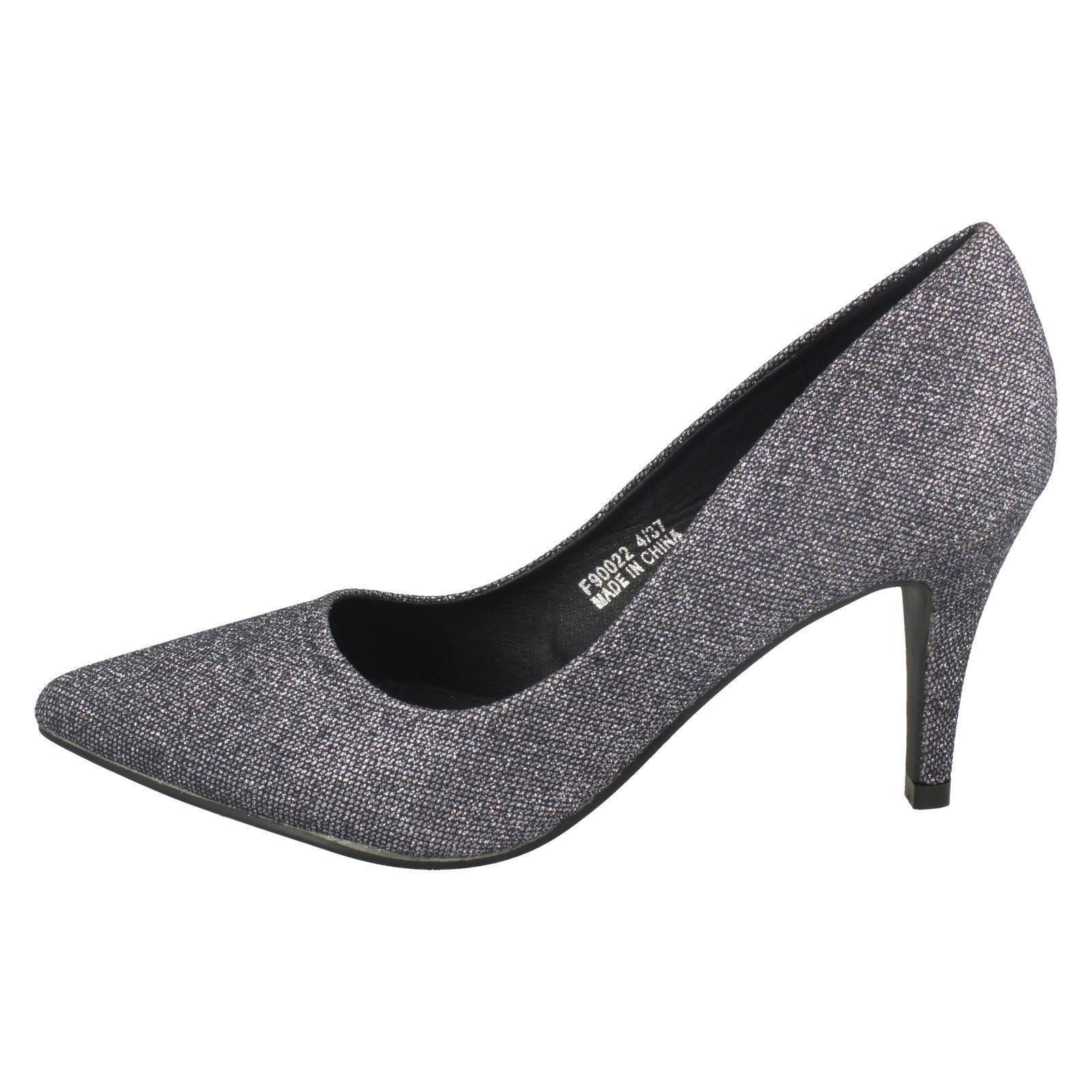 Ladies Anne Michelle Mid Heel Court 'Shoes' - Picture 12 of 28
