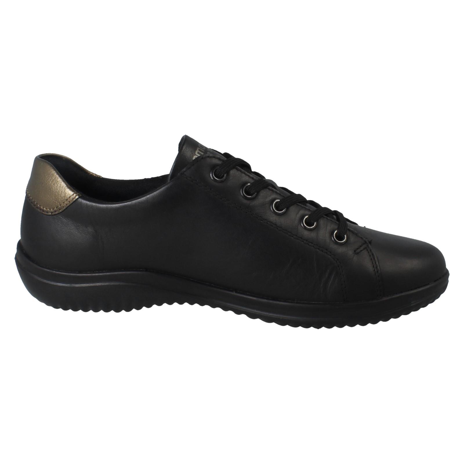 Ladies Remonte Lace and Zip Fastening Casual Trainer Shoes D1E00 - Picture 7 of 10