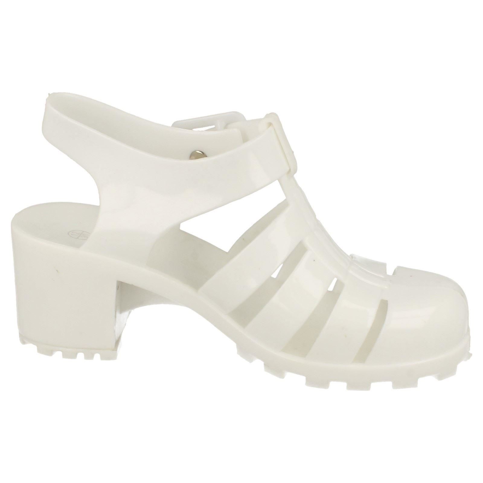 Girls Spot On Heeled "Jelly Shoes" - Picture 34 of 37