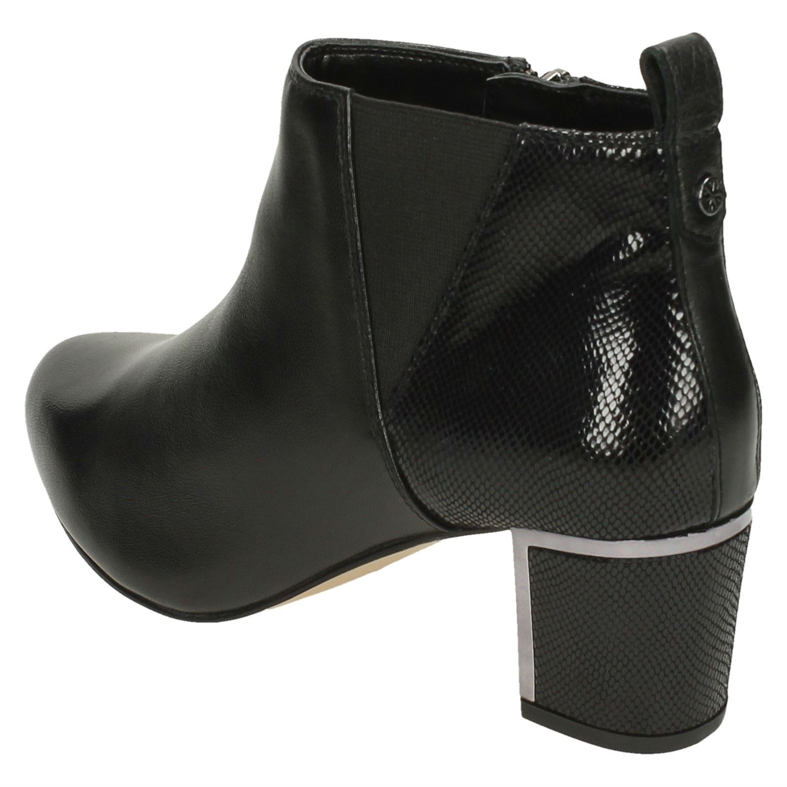 Tangier nero Ever Dal Nero large rettile Up in Stivaletti Donna Fit Van Zip Heeled extra pelle Zq187A