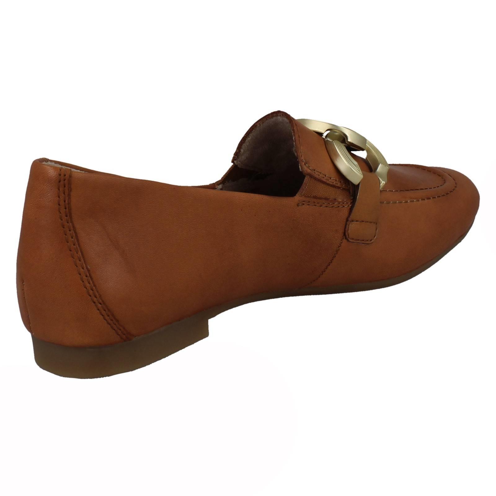 Ladies Remonte Soft Leather Loafers Removable Insoles Smart Office *D0K09* - Picture 15 of 19