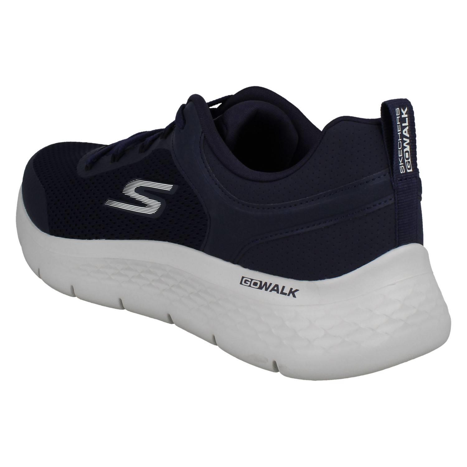 Uomo Skechers Air Cooled Lavabili per Vegani Pizzo Scarpe Ginnastica Independent - Picture 4 of 10
