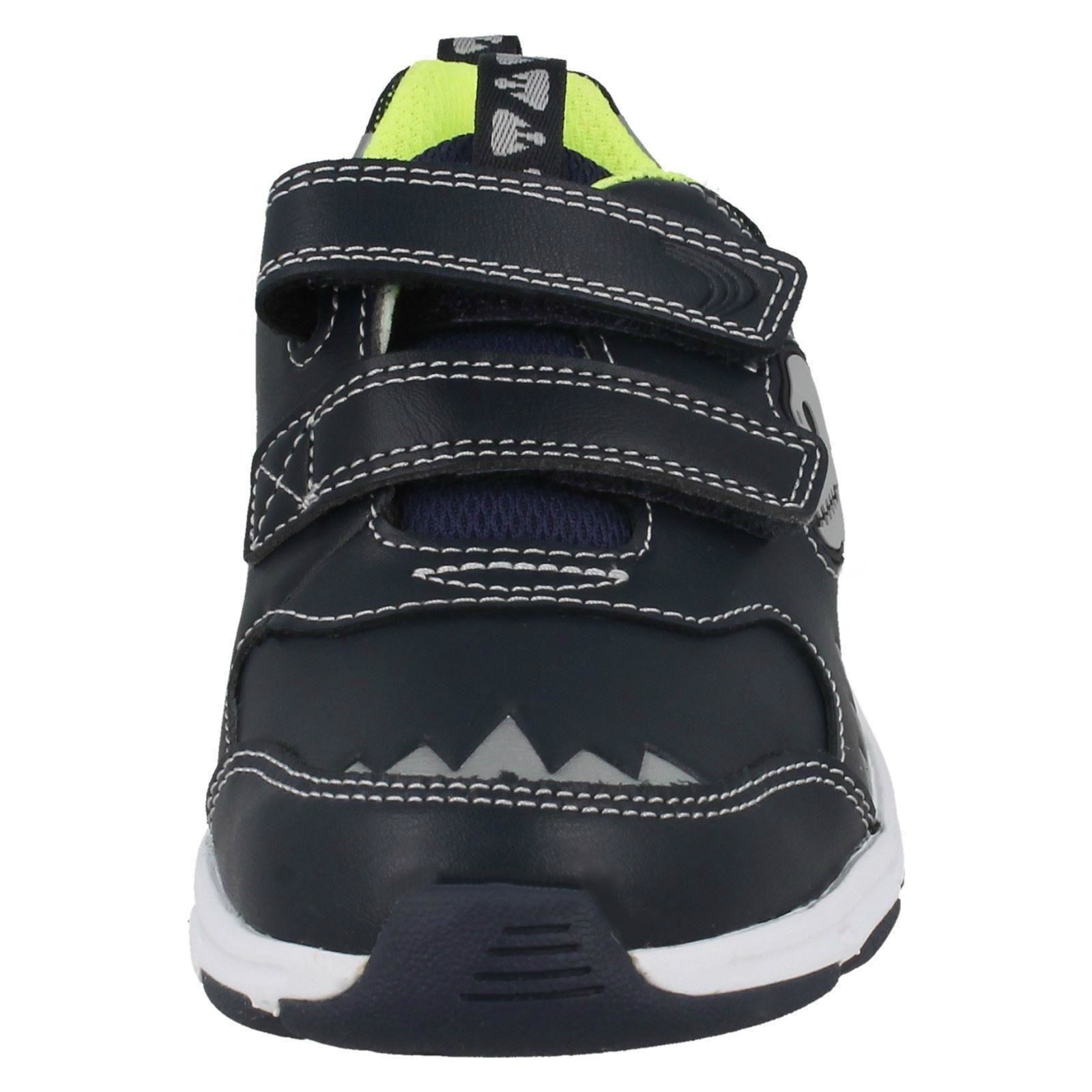 Pass Rex Clarks Boys Dinosaur Themed Trainers