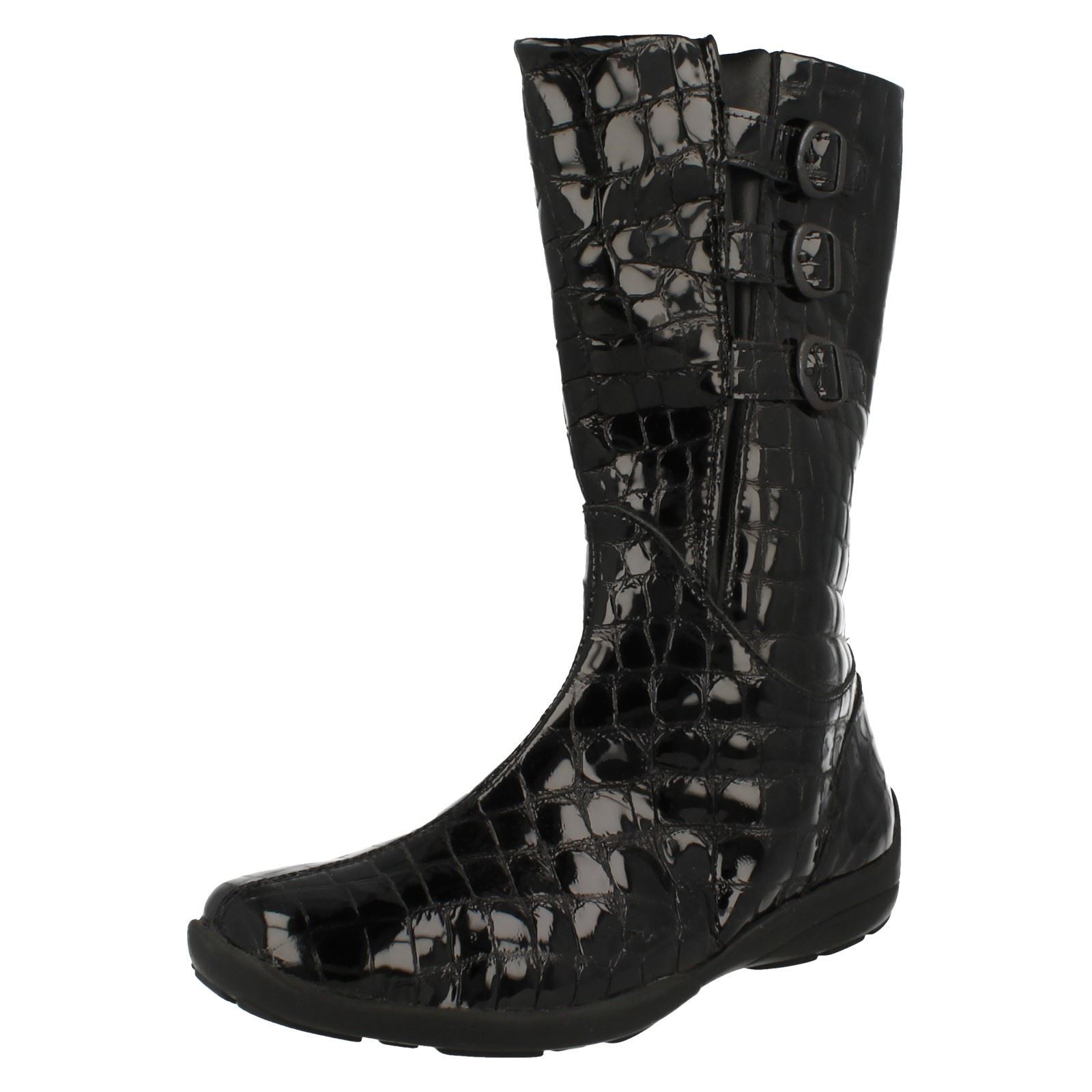Ladies Easy B Small Heel Extra//Extremely Wide Zip Up Leather Boots Sydney