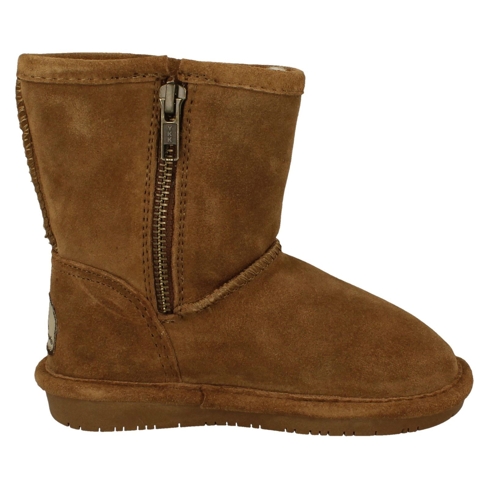 Girls Bearpaw Real Sheepskin Lined Boots 'Emma Toddler' - Picture 14 of 19