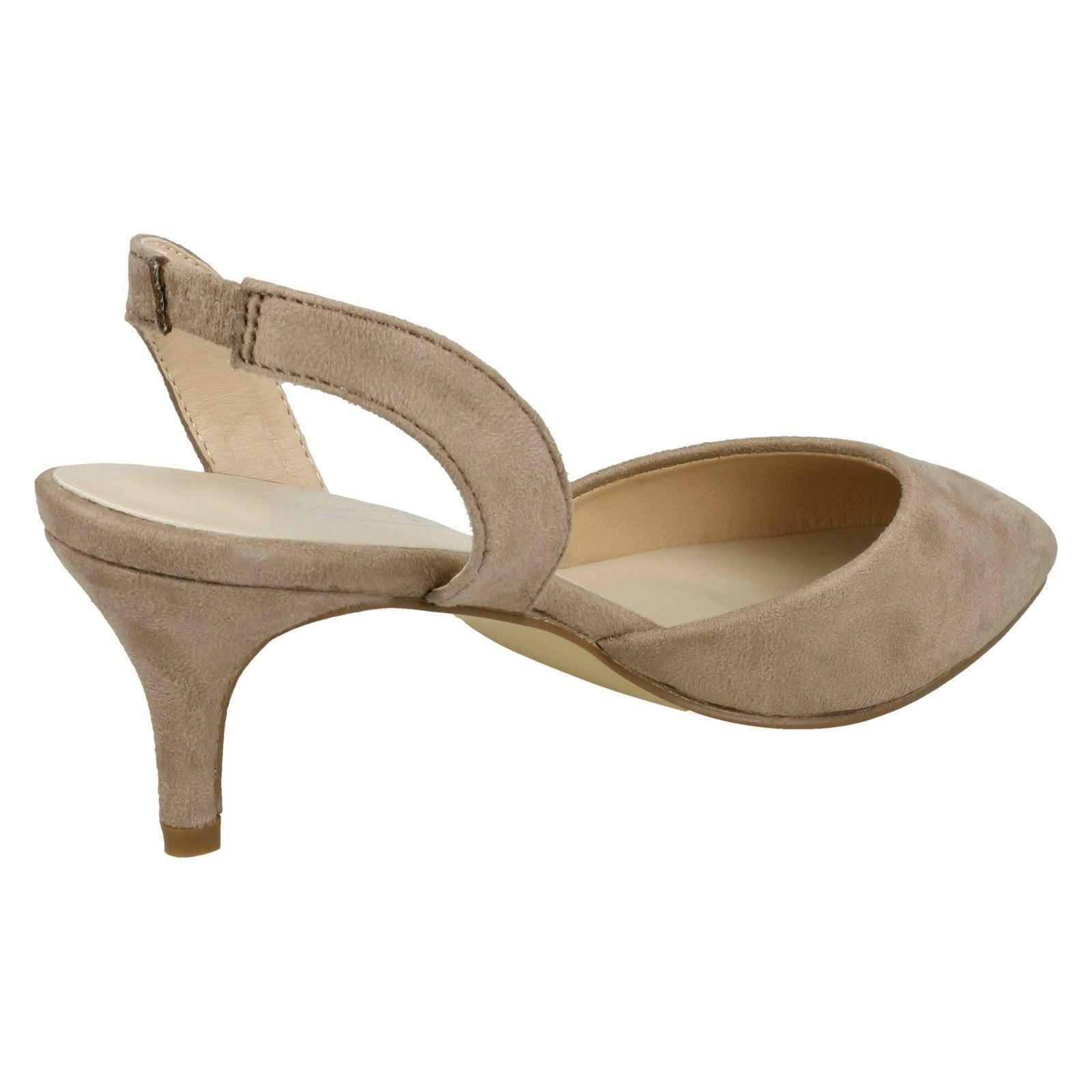 Ladies Spot On Slingback Shoes Heels *F9R0057* - Picture 60 of 73