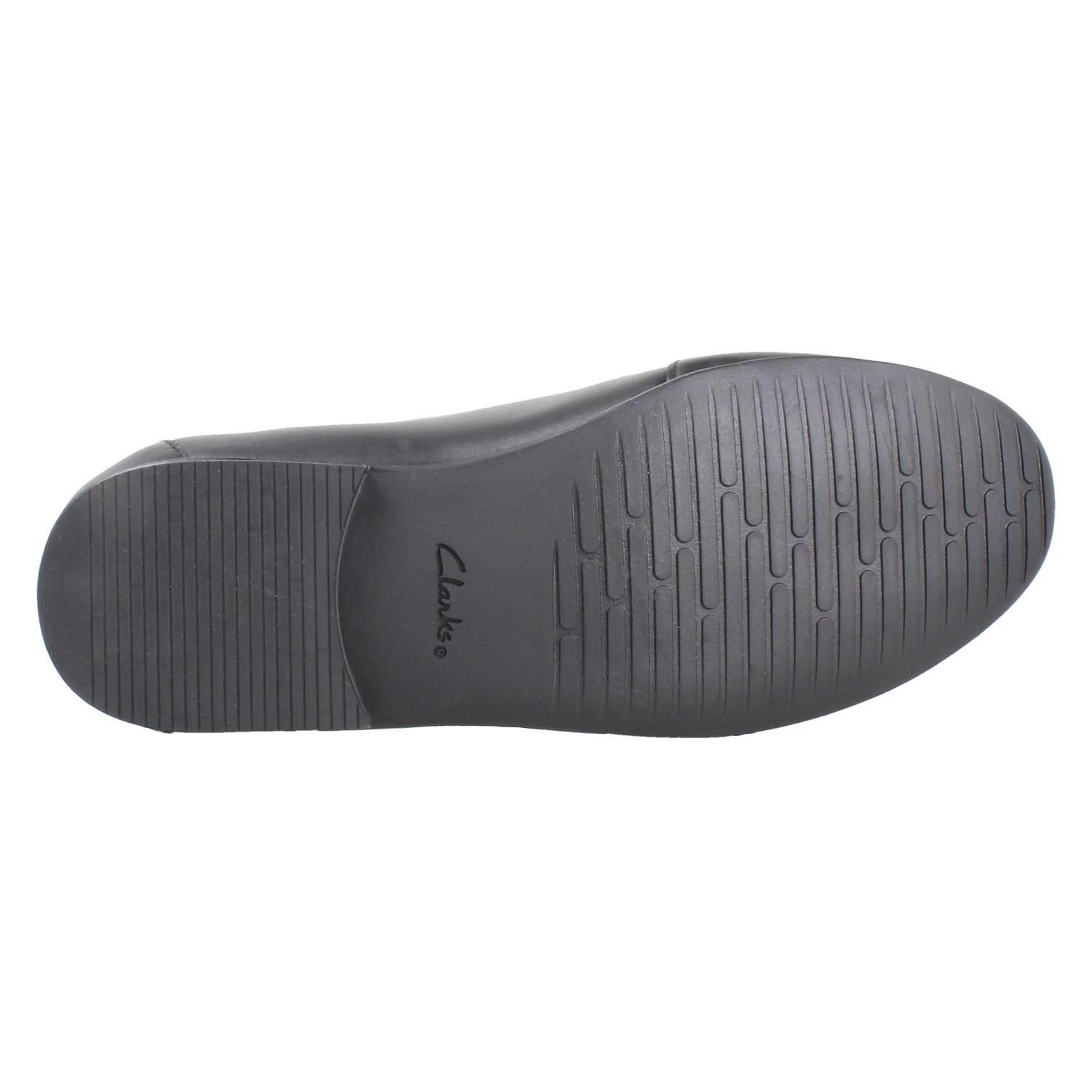 Girls Clarks Horse Bit Trim Leather Slip On Loafer School Shoes *Finja Loafer* - Picture 19 of 37