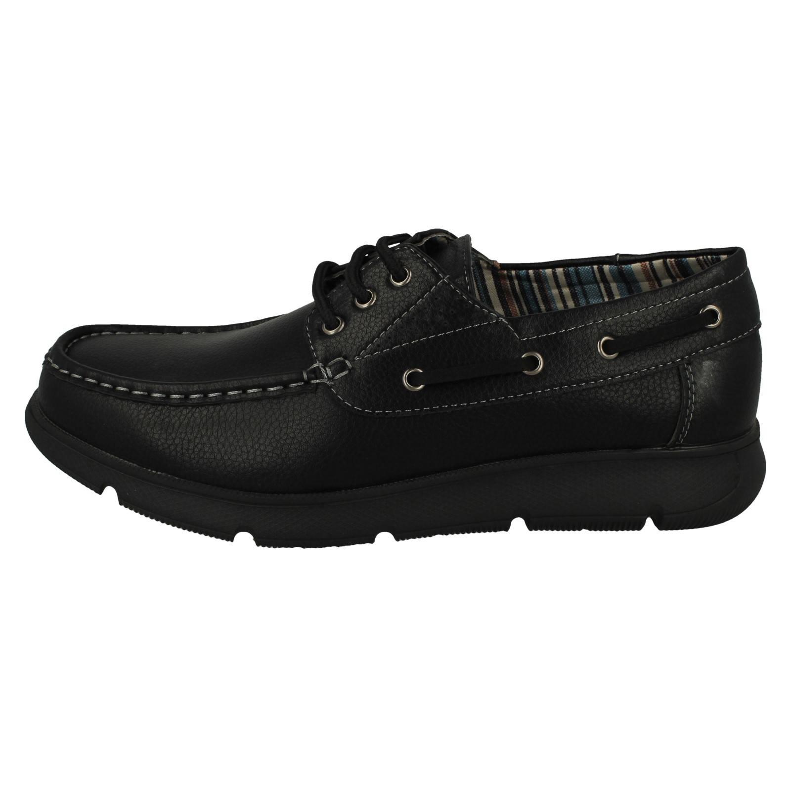 Mens Thomas Blunt Boat Style Shoes 'A2203' - Picture 13 of 19