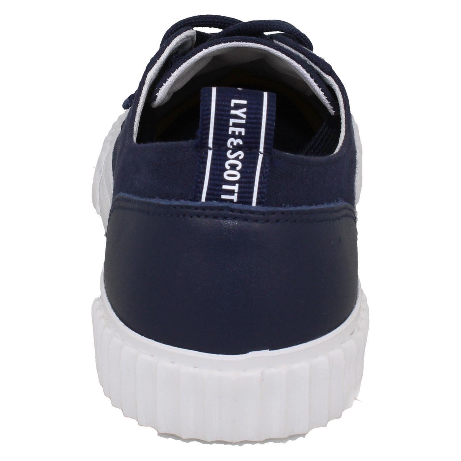 Mens Lyle & Scott Lace Up Casual Canvas Mitchell 'FW1008' - Picture 9 of 28