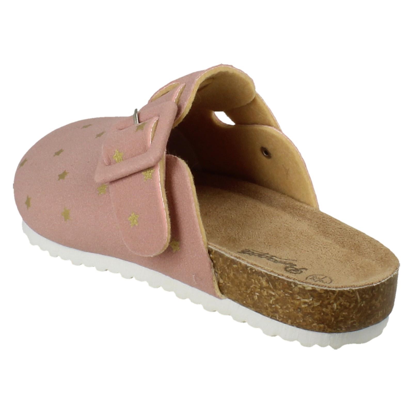 Girls Pineapple Casual Slip On Mule Shoes Loungewear Clogs Slippers H2R698 - Picture 4 of 10