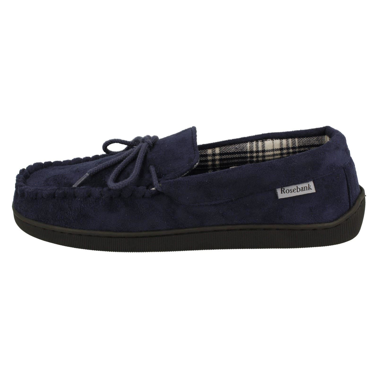 Mens Rosebank Casual Moccasin Slippers Ken-Mocc - Picture 3 of 10