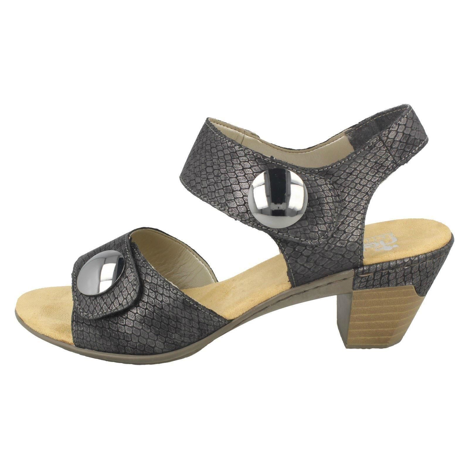 Femmes Femmes Femmes Rieker Reptile Print Crochet & Boucle Moyen Talon Sandales - 67369 f8803a Femmes Femmes Femmes Rieker Reptile Print Crochet & Boucle Moyen Talon Sandales - 67369 f8803a