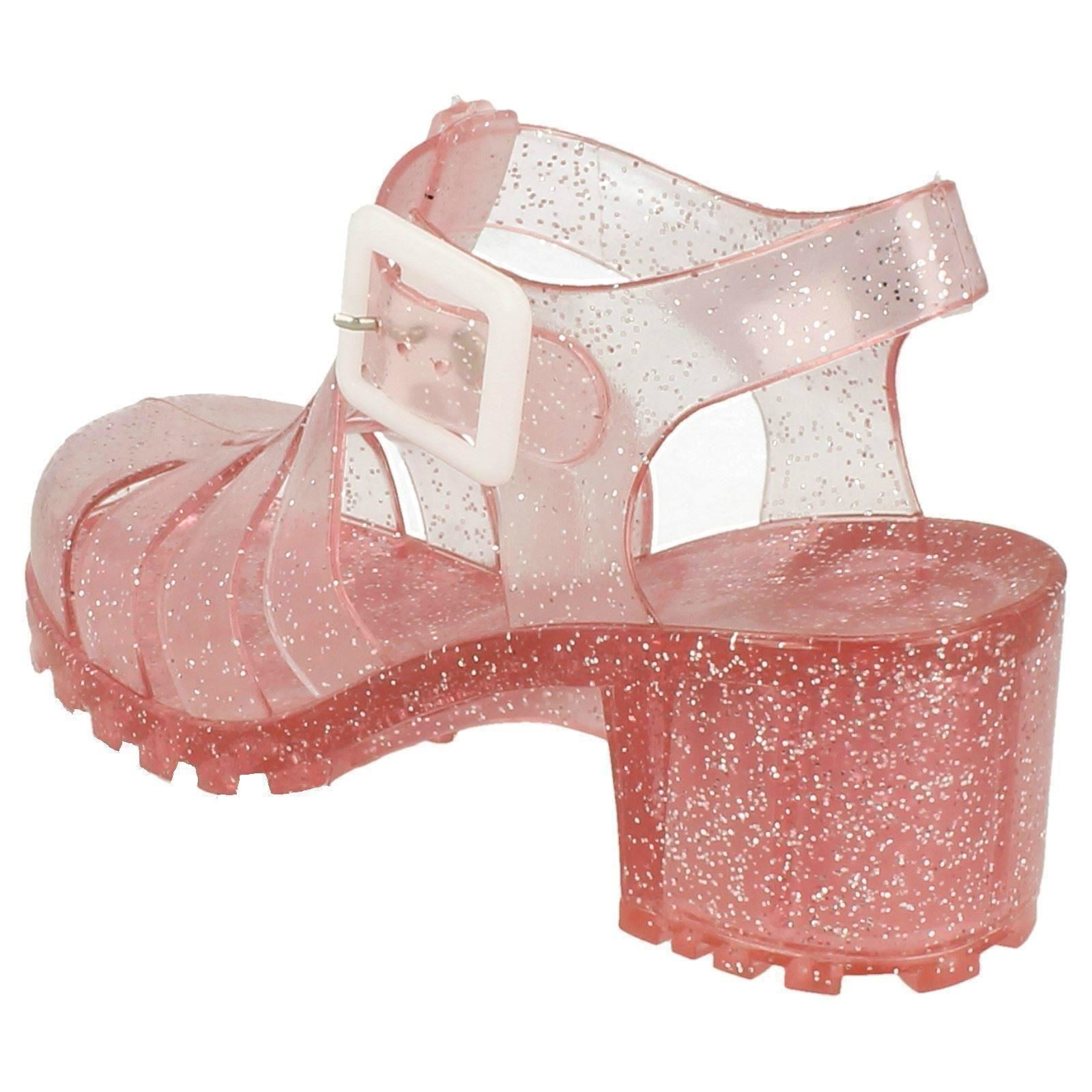pink jelly shoes