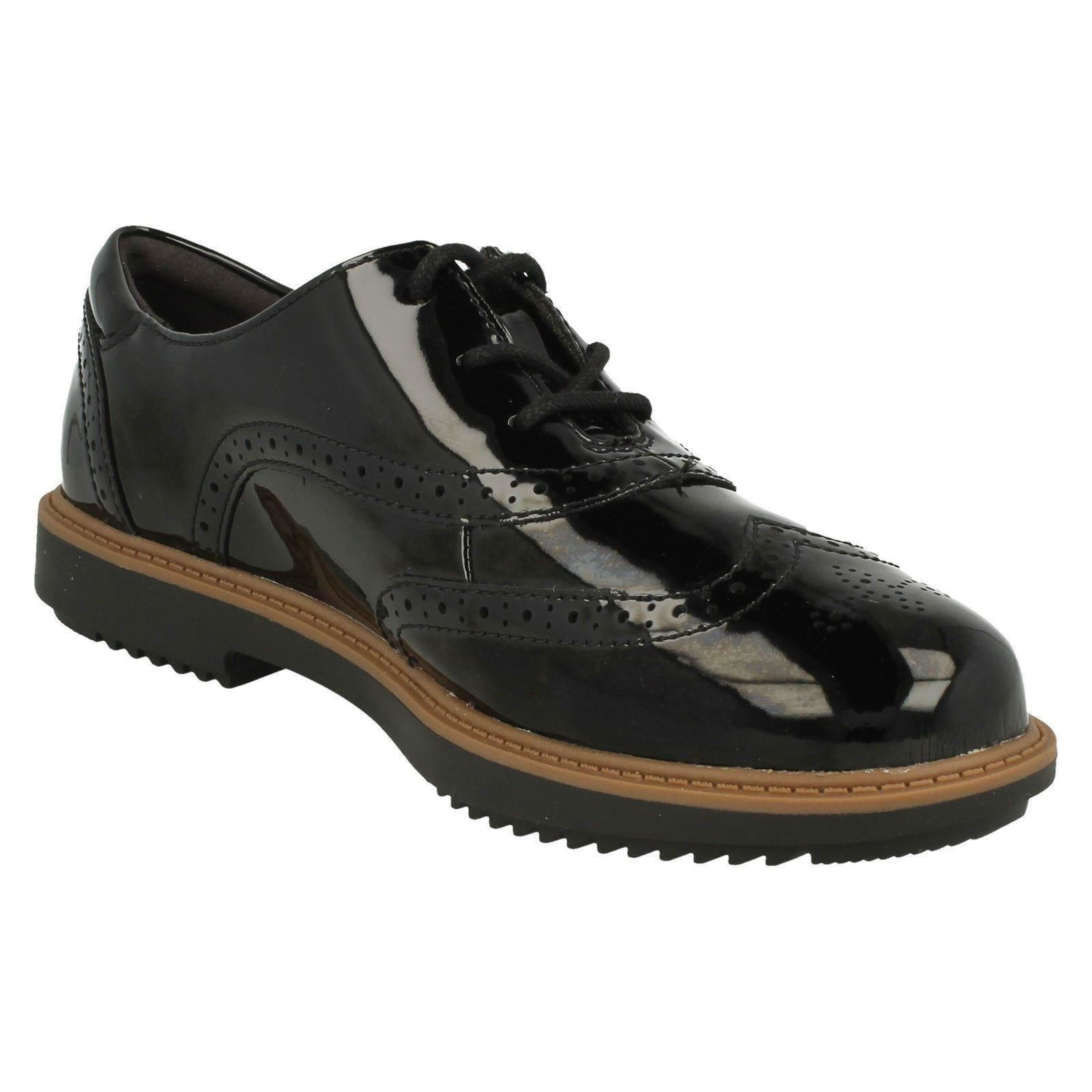 Womens Clarks Lace Up Brogue Style shoes shoes shoes - Raisie Hilde 1712a6 Womens Clarks Lace Up Brogue Style shoes shoes shoes - Raisie Hilde 1712a6