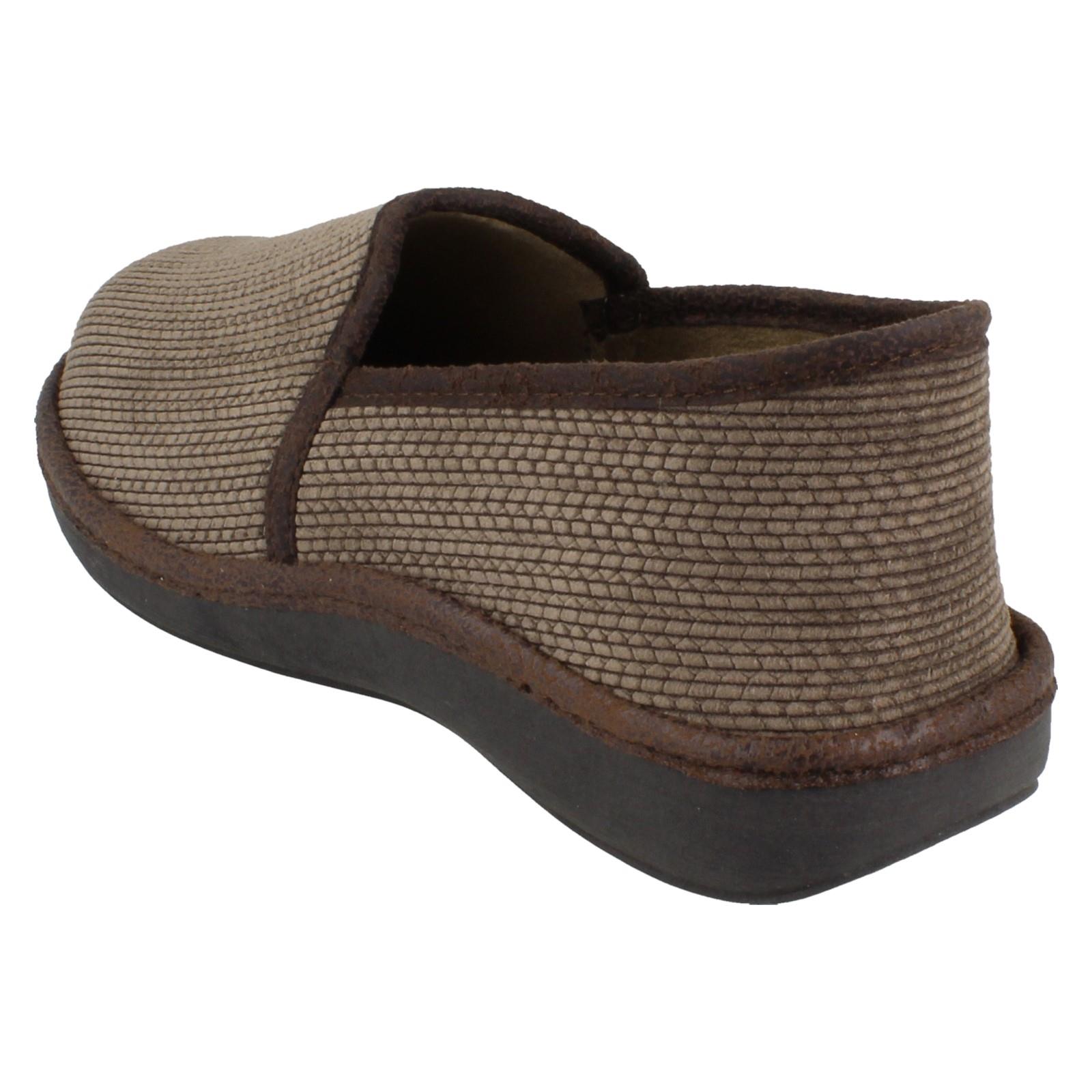 Mens Padders Wide Fit Casual Loungewear Slip On Classic Full Slippers Percy - Picture 4 of 10