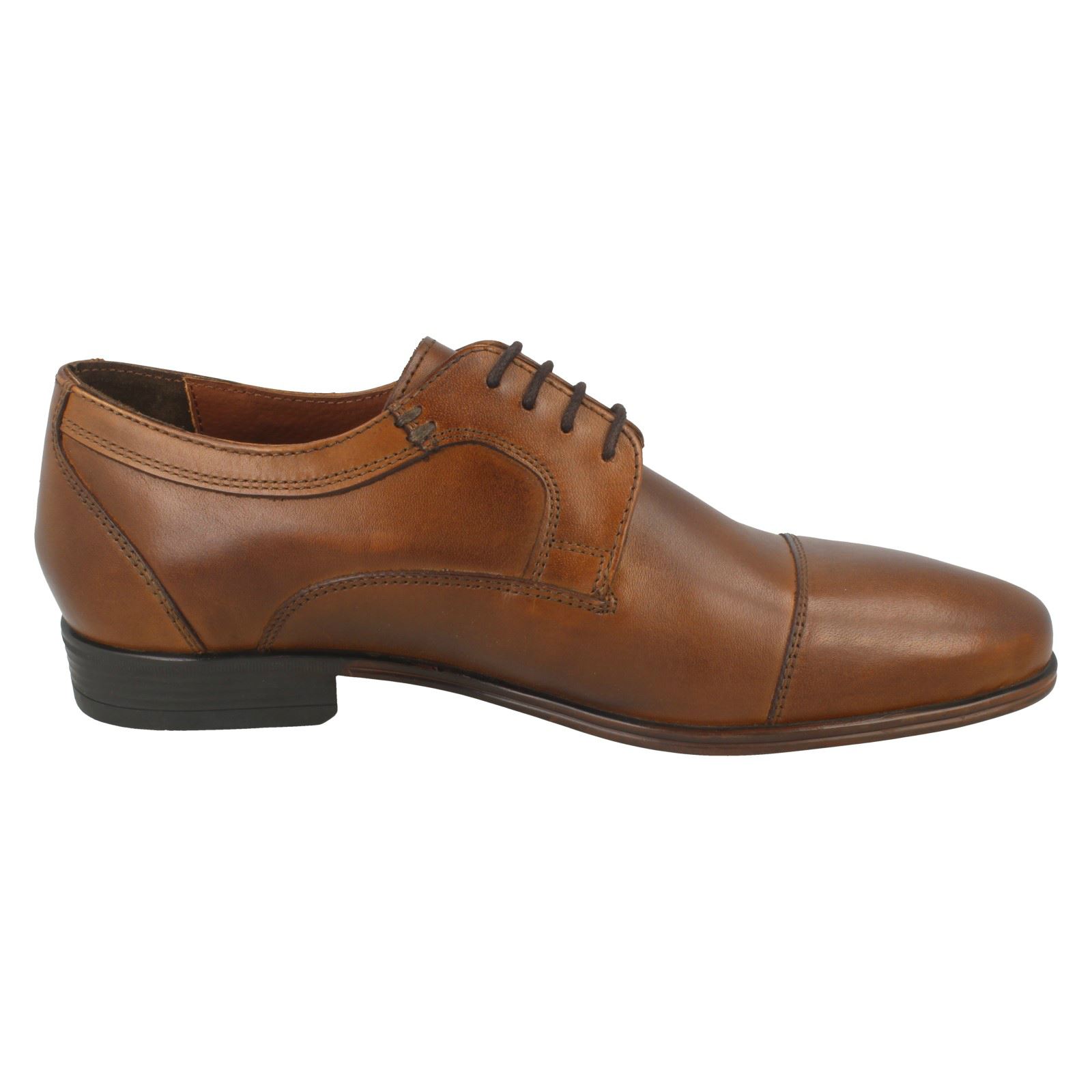 Mens Hush Puppies Lace Up Formal Shoes /'Bertrand Cap Toe/'
