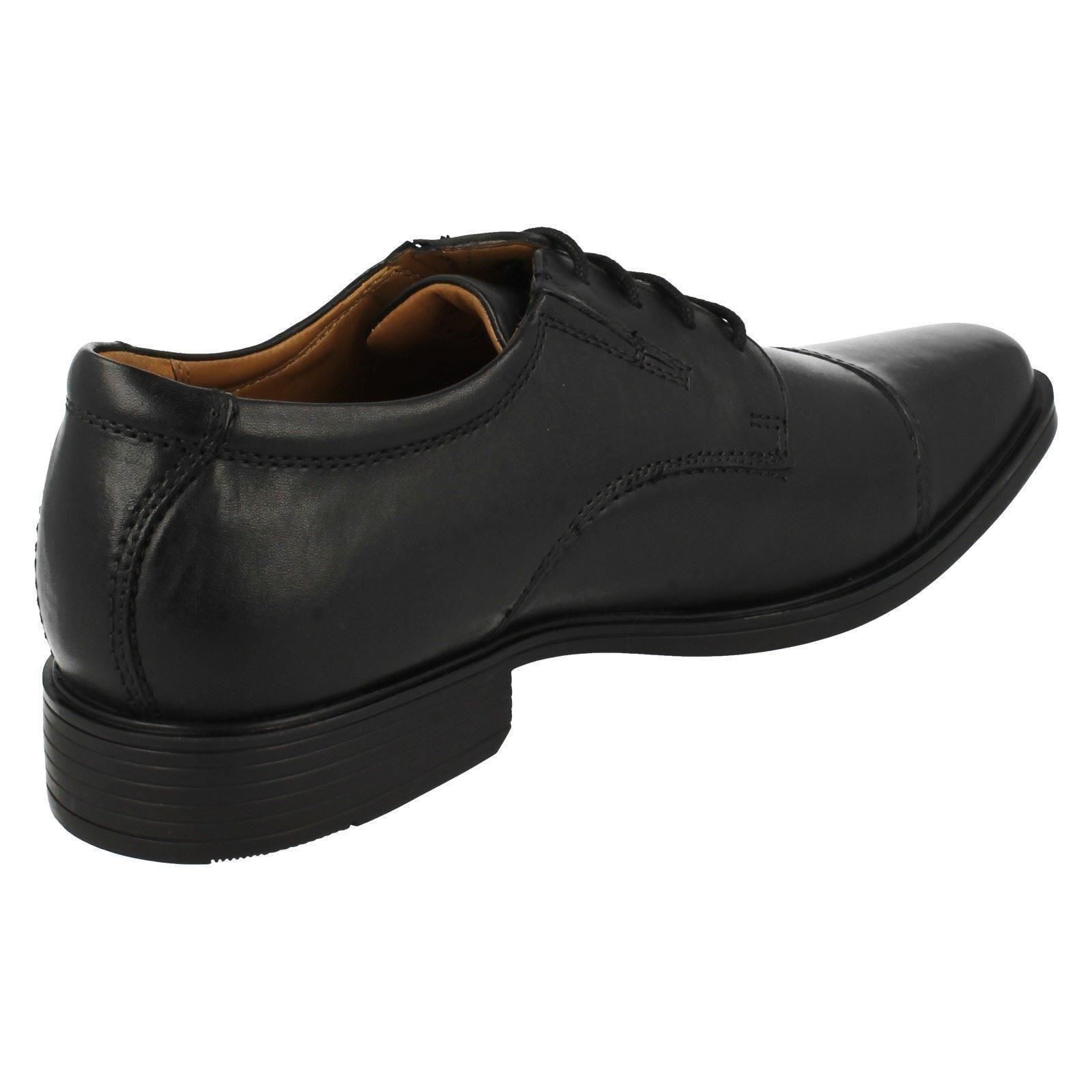 Zapatos Hombre Gorra Formal Con Clarks Tilden Estilo Cordones AF5npZqBF