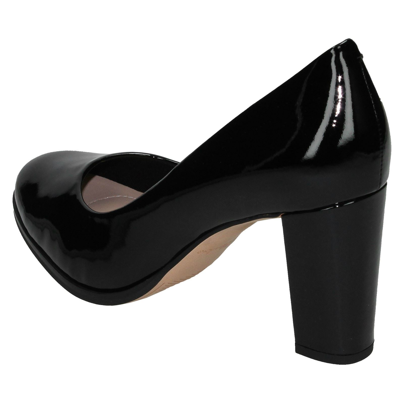 clarks block heel