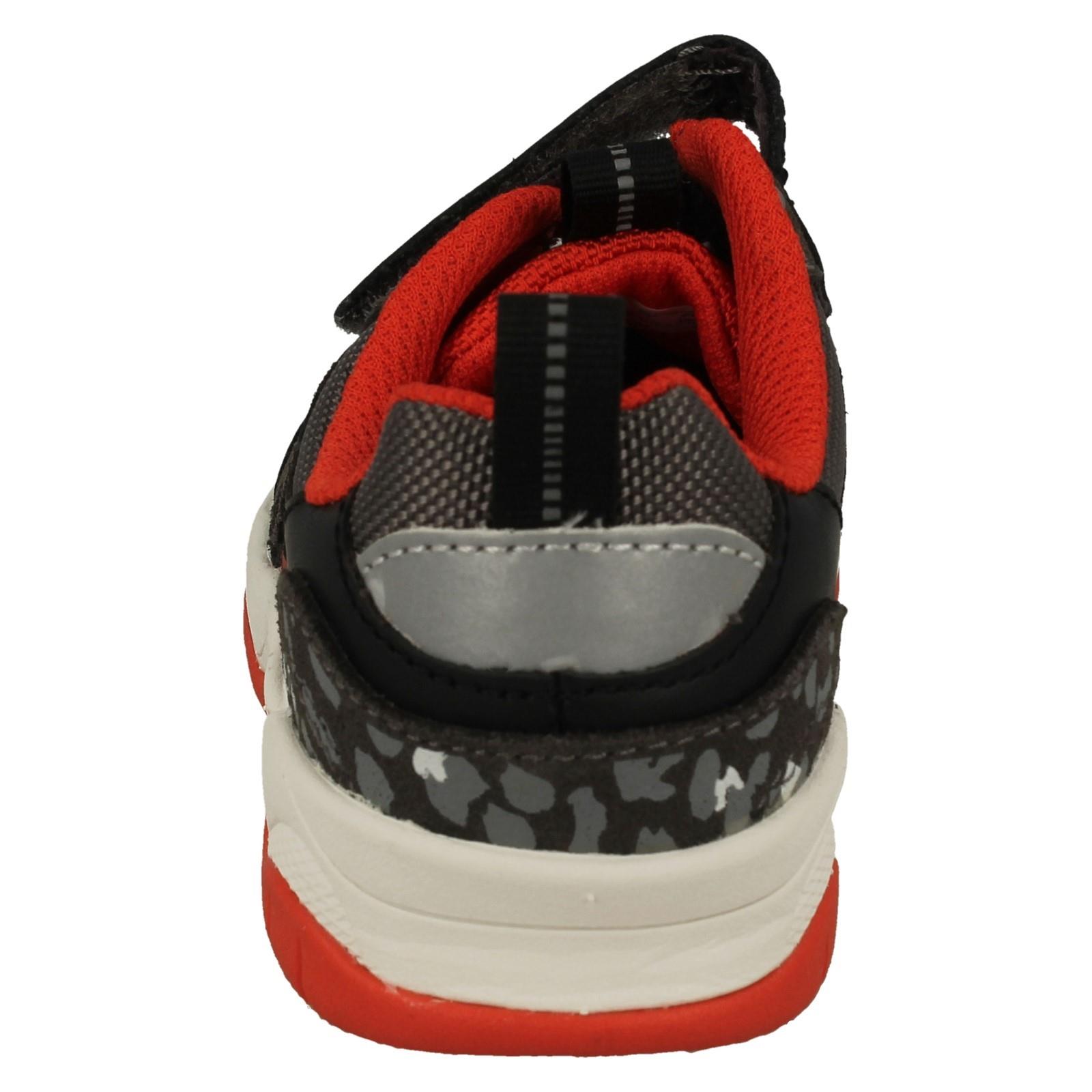 Childrens Clarks Stylish Big Cat Inspired Claw Detailed Trainers Clowder Run K - Picture 28 of 29