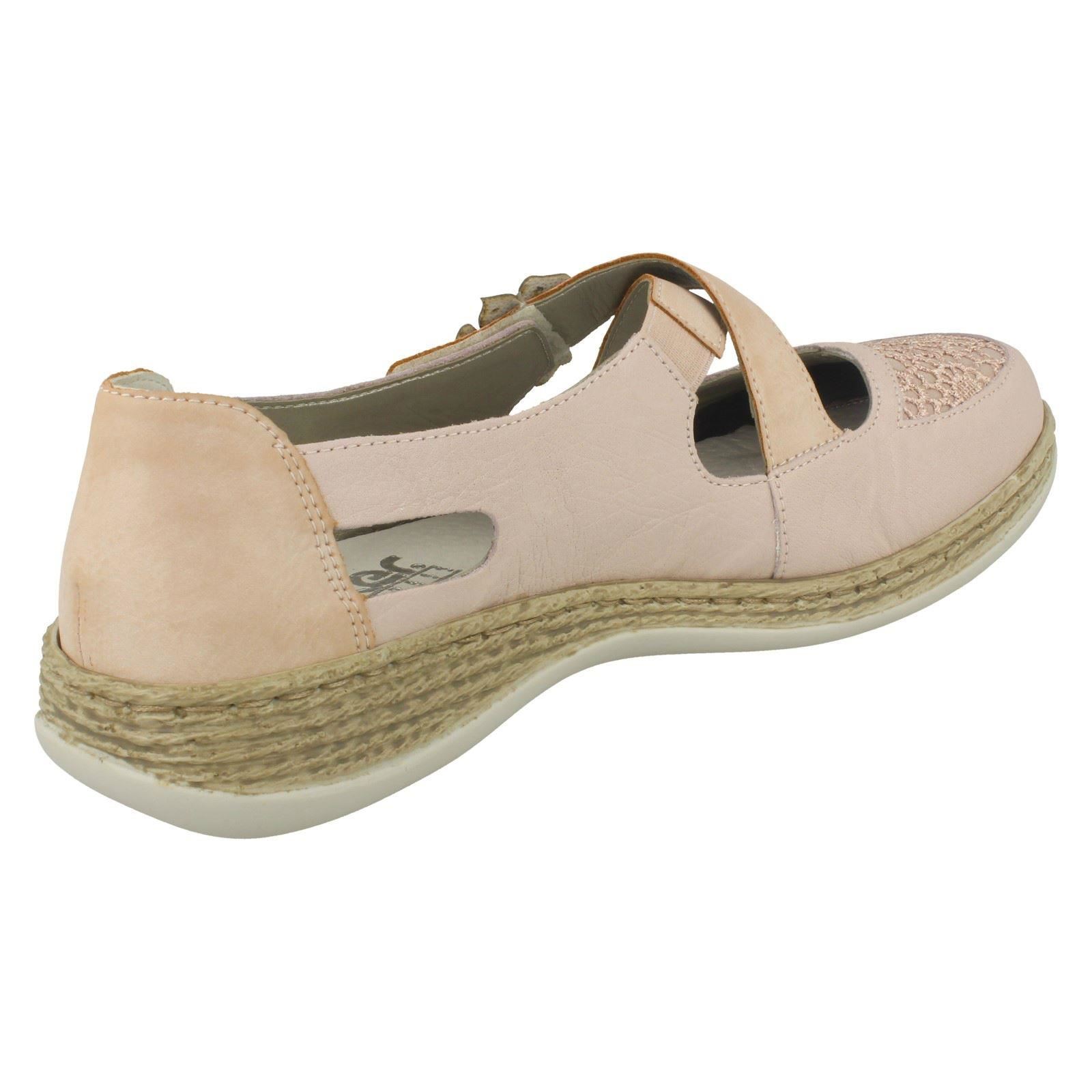 Ladies Rieker Cross Strap Casual Casual Casual shoes 464H0 255ef0 Ladies Rieker Cross Strap Casual Casual Casual shoes 464H0 255ef0