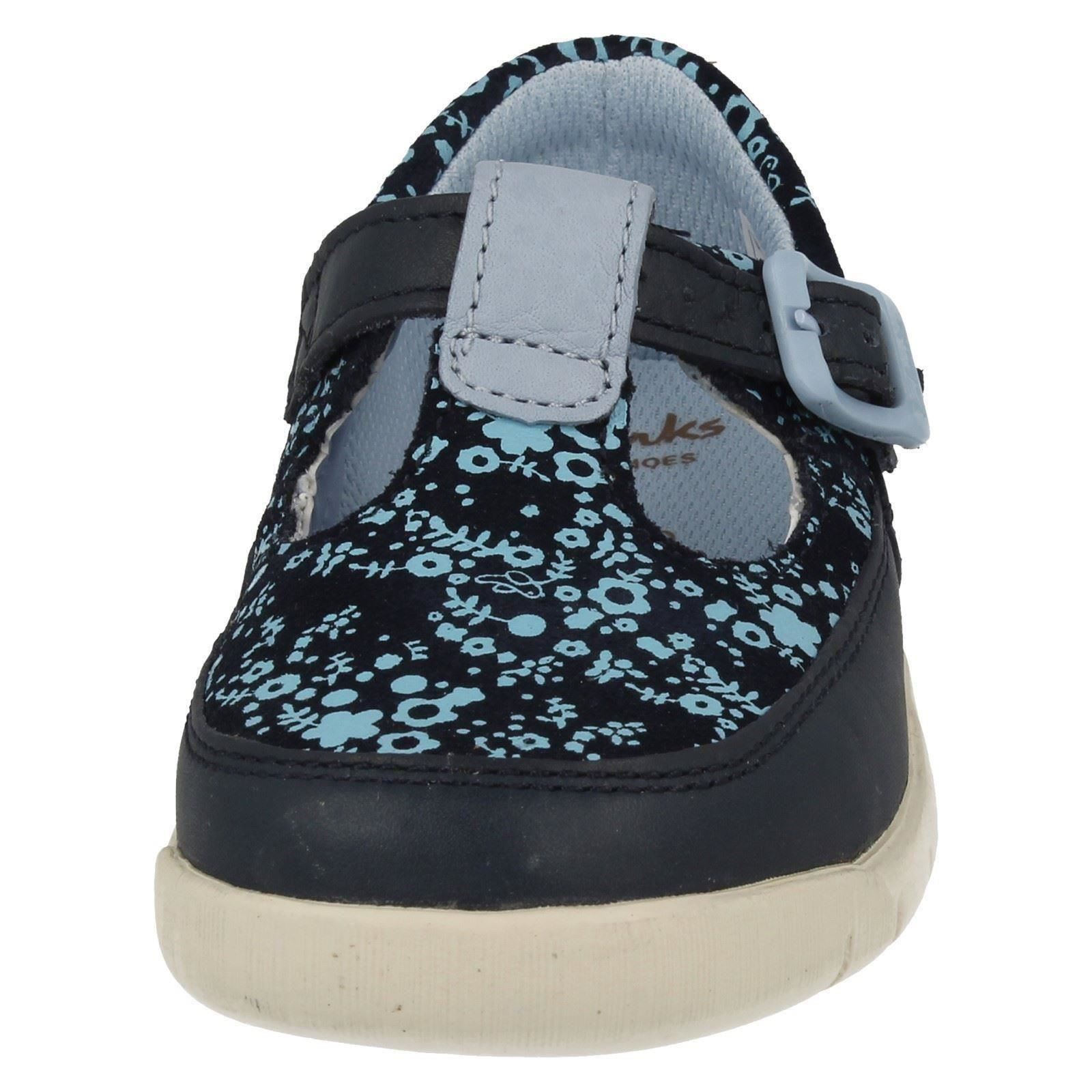 Infant Girls Clarks First T-Bar Shoes /'Crazy Tale/'