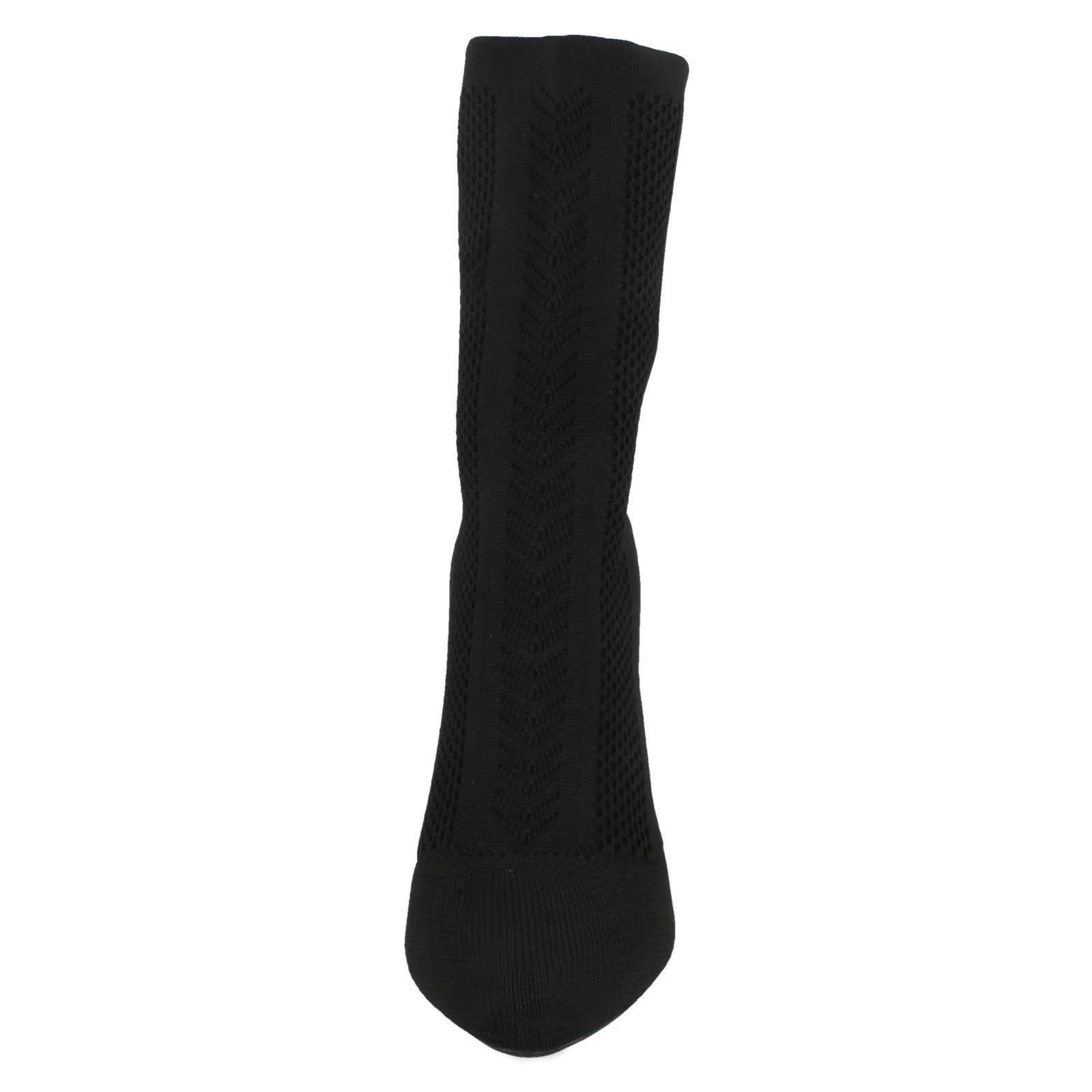 Botas de pantorrilla tejidas de tacón alto Anne Michelle para dama *F5R0876* - Imagen 7 de 19
