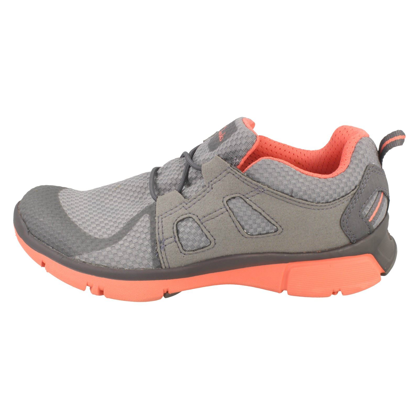 Active Wear Luminate femmes Grey Trace pour Clarks Baskets Fq5wx7Hg
