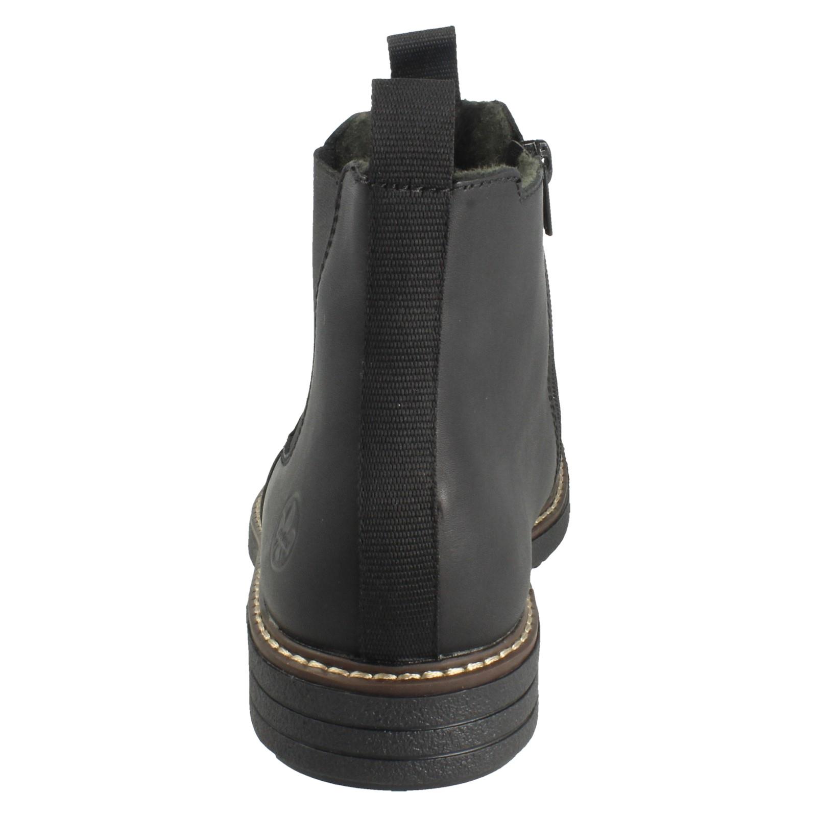 Mens Rieker Smart Zip Up Chelsea Boots 33180 - Picture 5 of 10