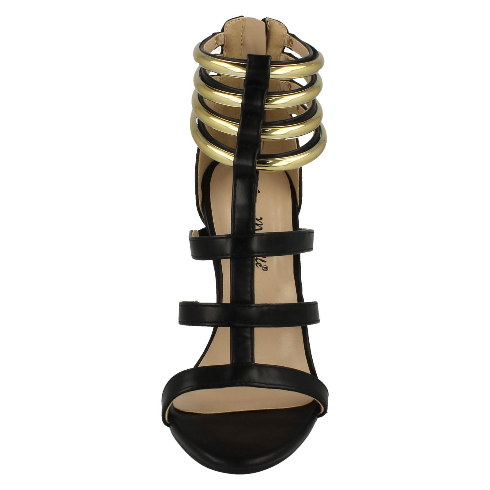 Ladies Anne Michelle Open Toe Heeled Sandals - Picture 4 of 28