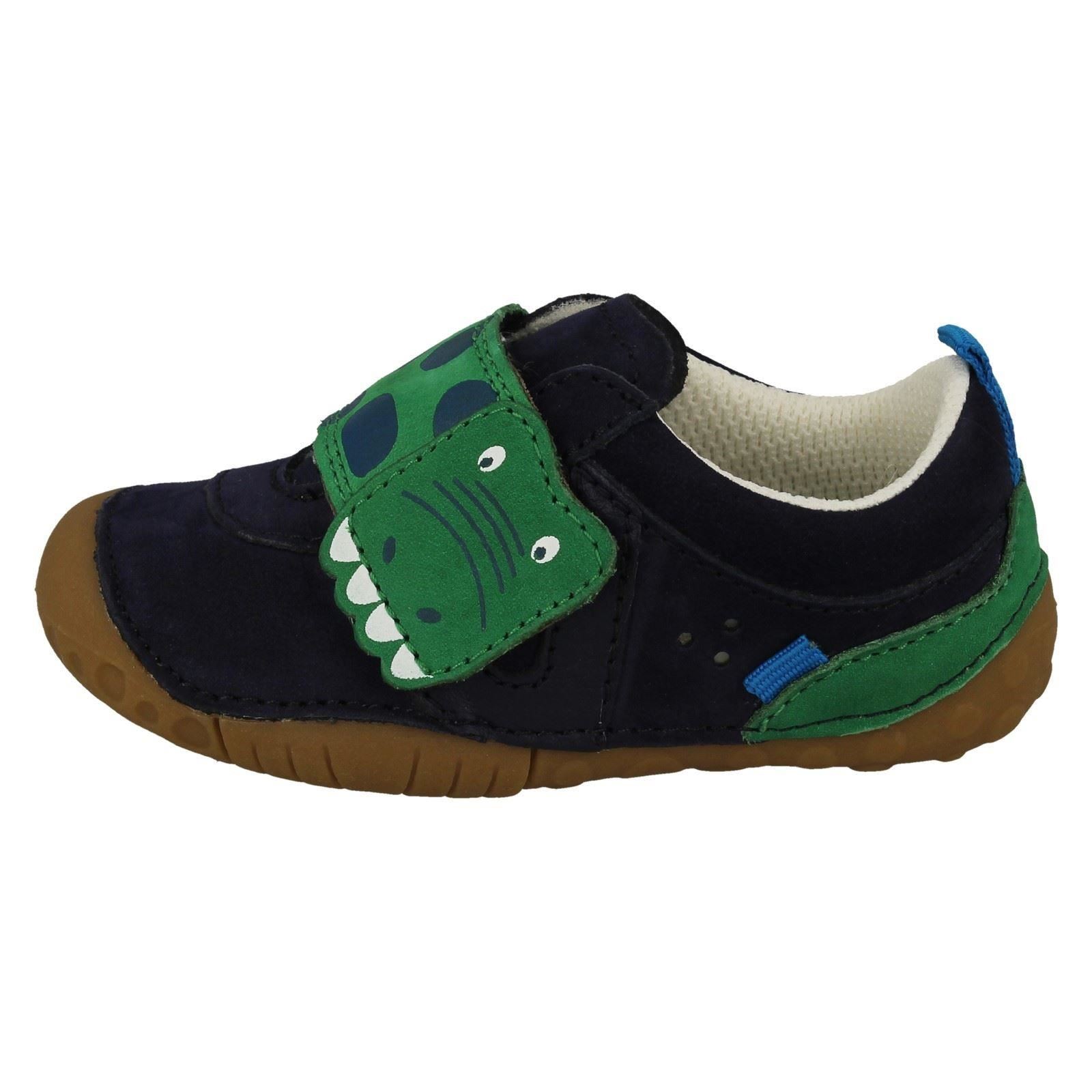 Boys JoJo Maman Bébé Collection By Startrite Dinosaur Detail Shoes 'Little Mate' - Picture 7 of 10