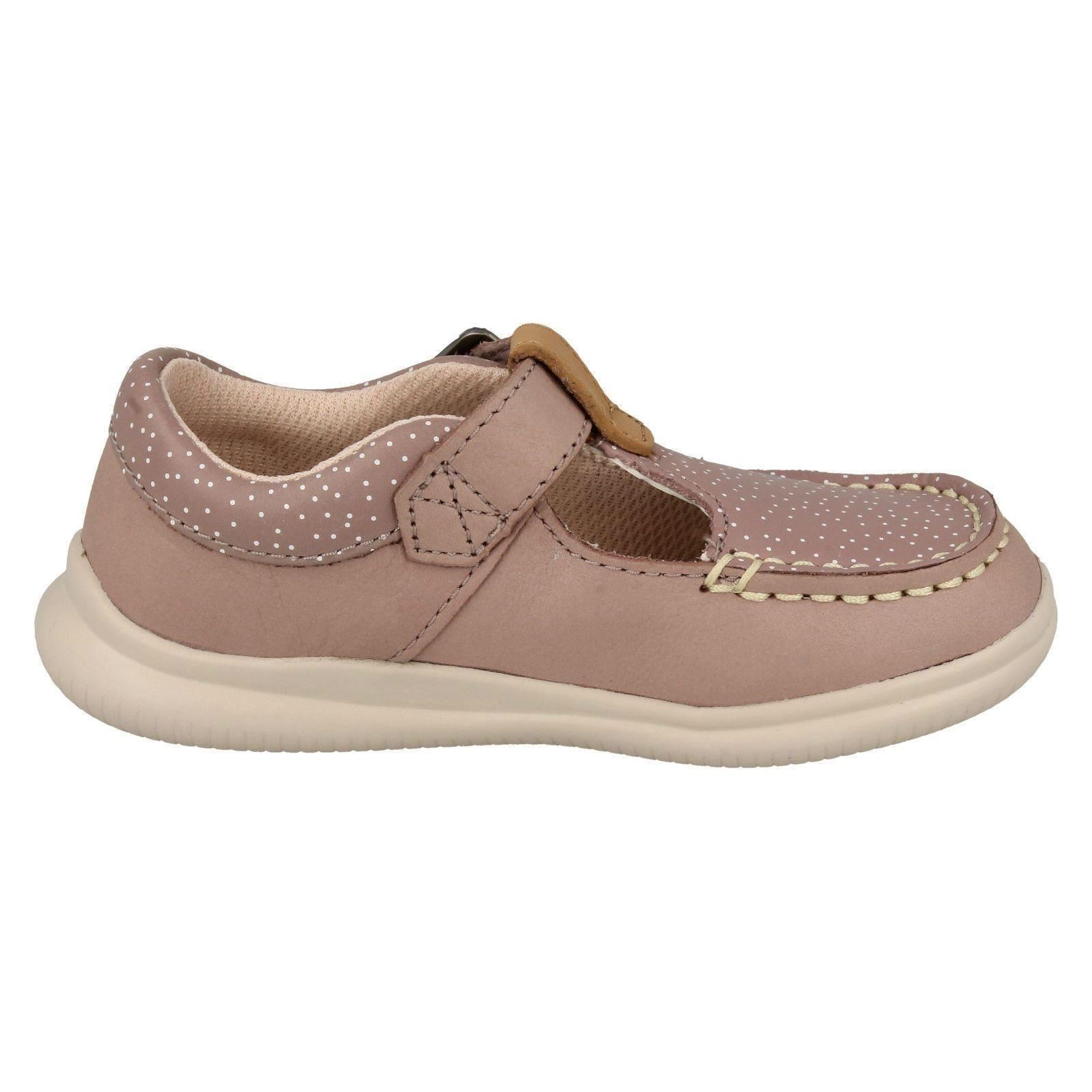Girls Clarks Casual T-Bar Shoes 'Cloud Rosa' - Picture 21 of 27