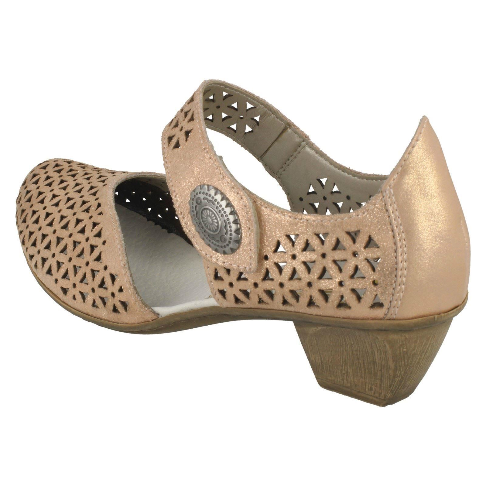 Damas Rieker Bajo Alto Tacón Alto Bajo Court zapatos 49766 a21370 Damas Rieker Bajo Alto Tacón Alto Bajo Court zapatos 49766 a21370