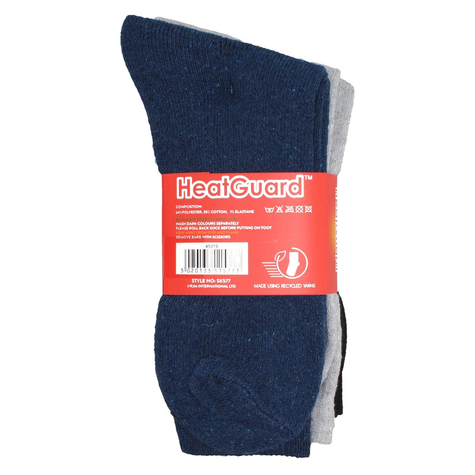 Ladies Heatguard Thermal Socks Pack of 3 'SK577' - Picture 5 of 7