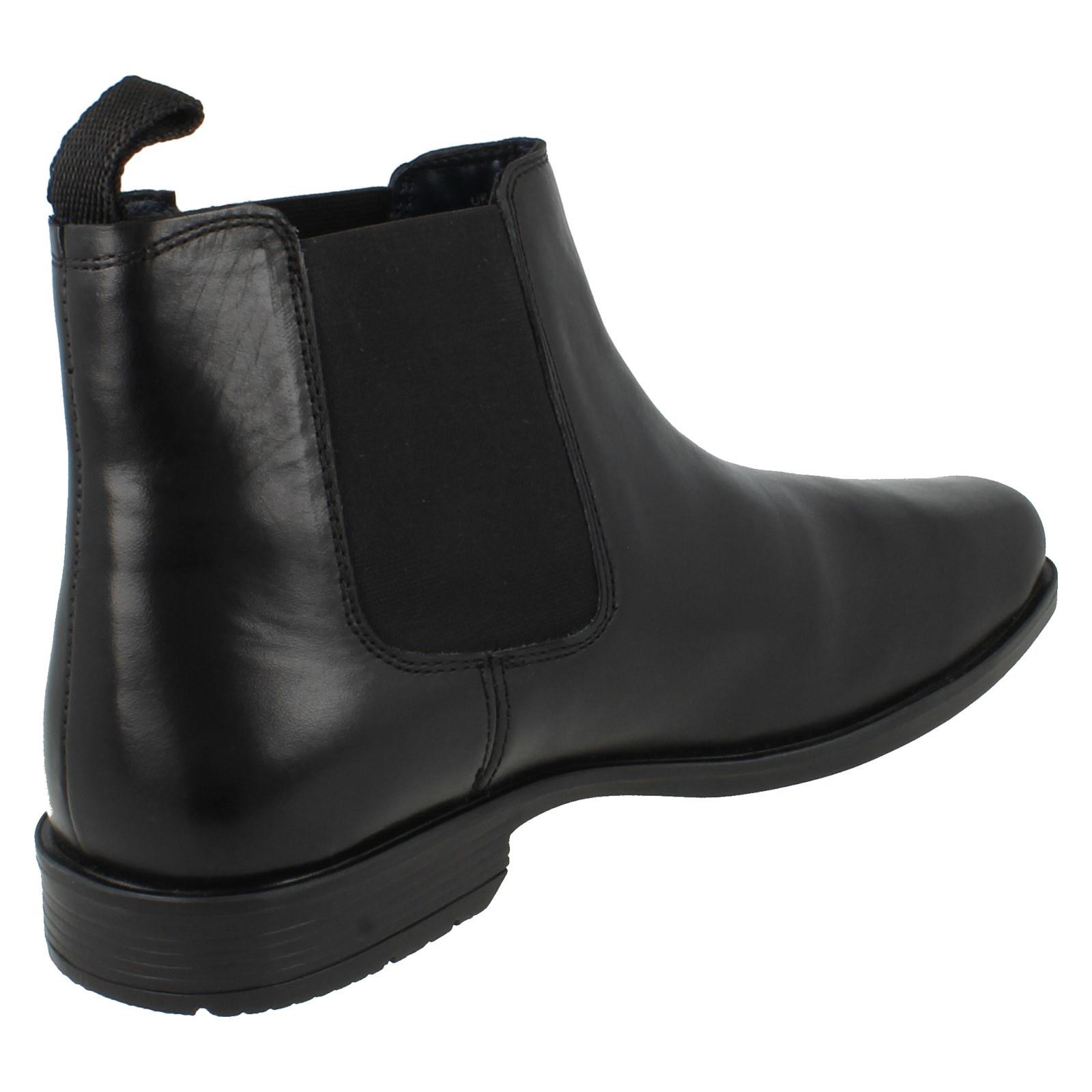 Bottes Chelsea En Cuir Élastiques Pour Hommes : Brennan - Picture 6 of 10