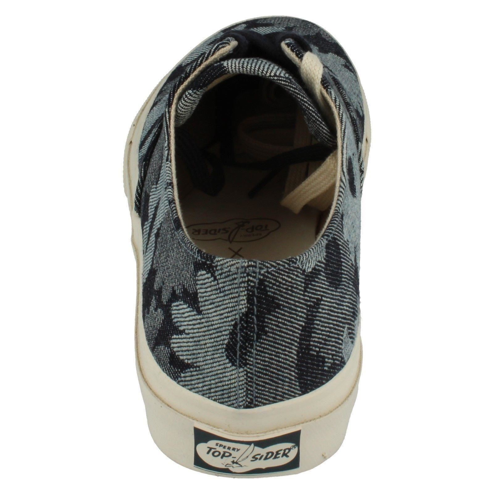 Mens Sperry Topsiders Canvas Lace Up Shoes 'Cloud CVO' - Picture 5 of 10