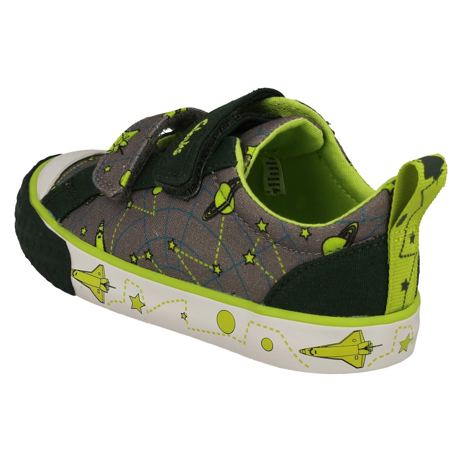 Kinder Clarks Muster detaillierte Canvas Schuhe *Foxing Lo* - Bild 26 von 37