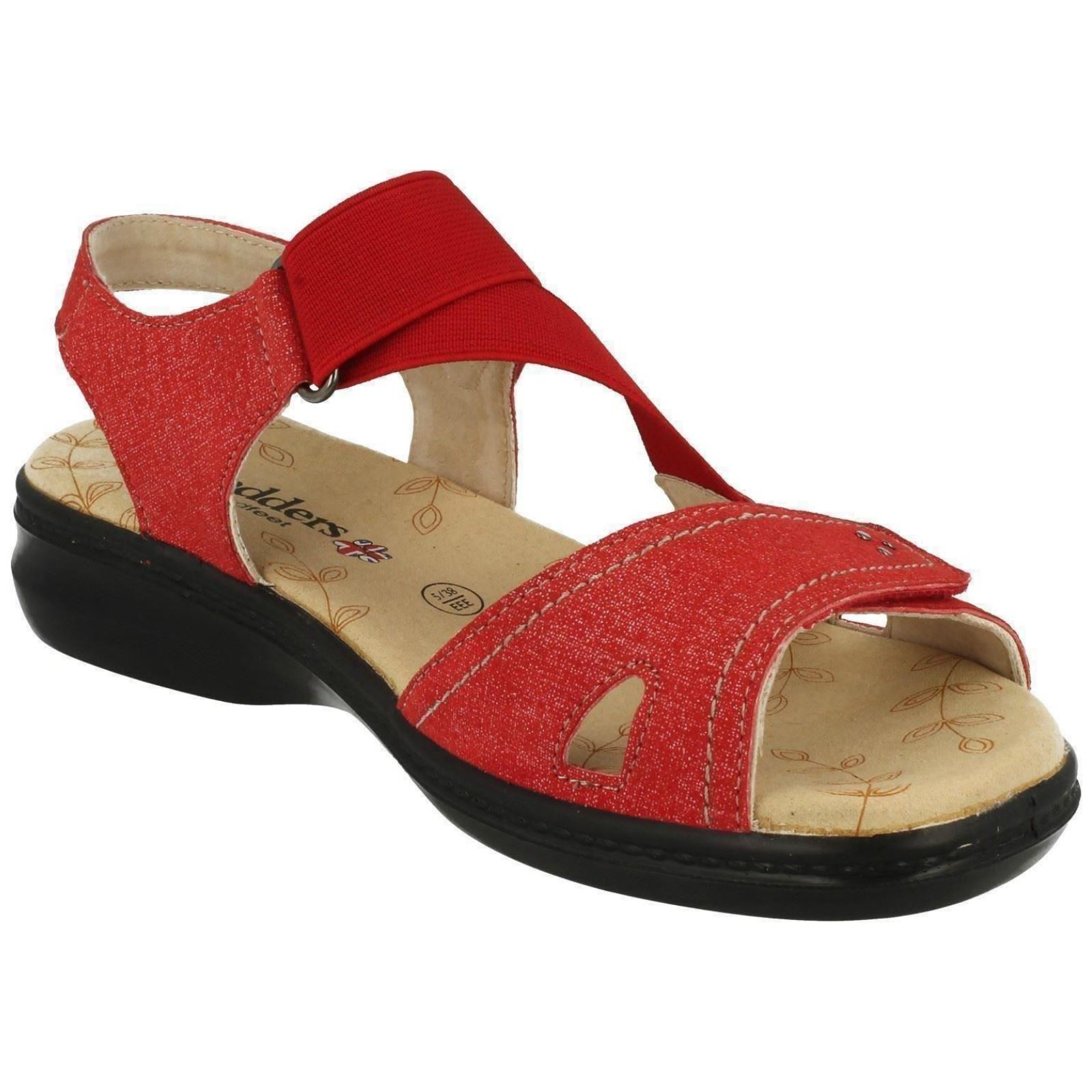 Ladies Padders Wide Fitting Sandals Paris