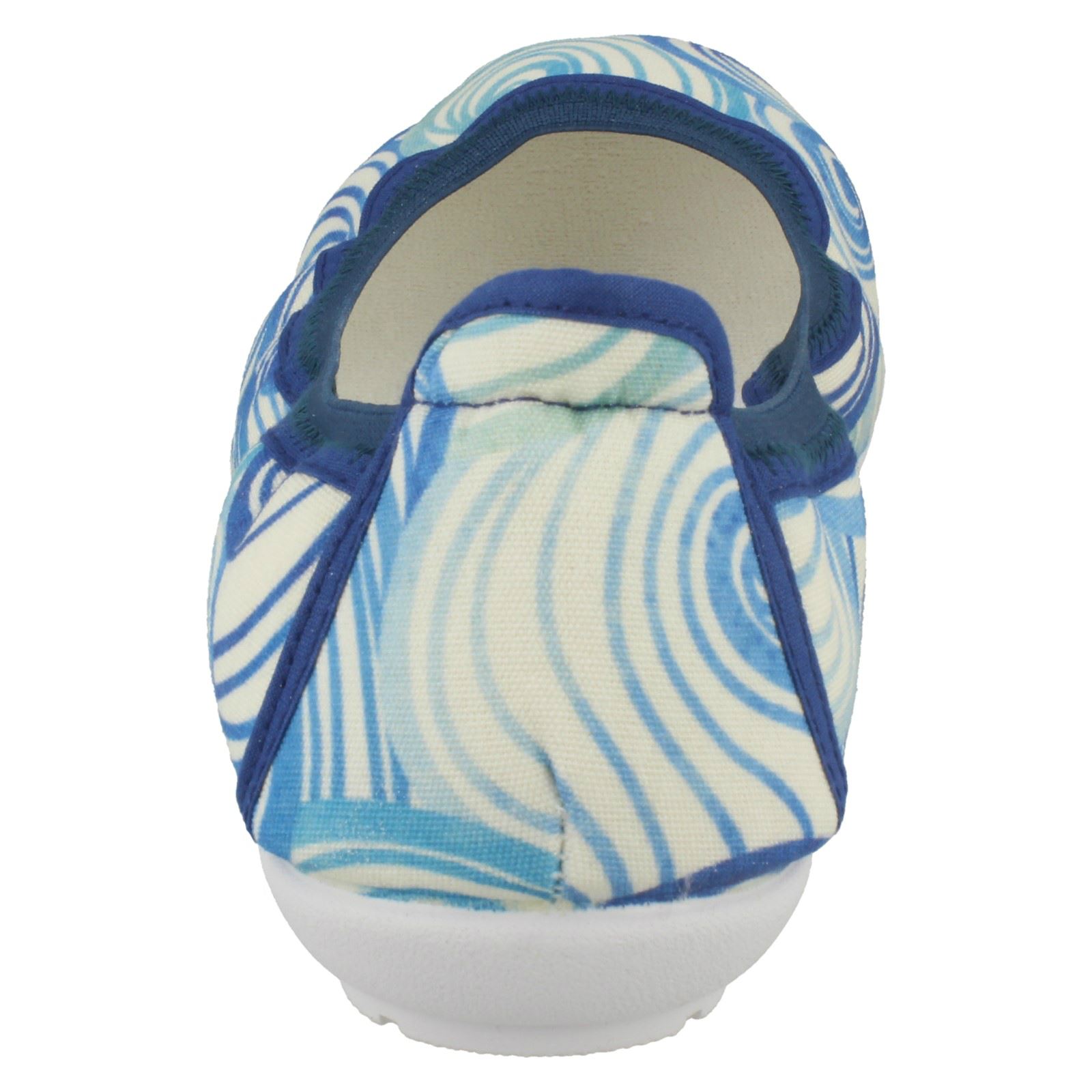 Ladies Easy B Casual Slip On Shoes 'Swirl' - Picture 7 of 19