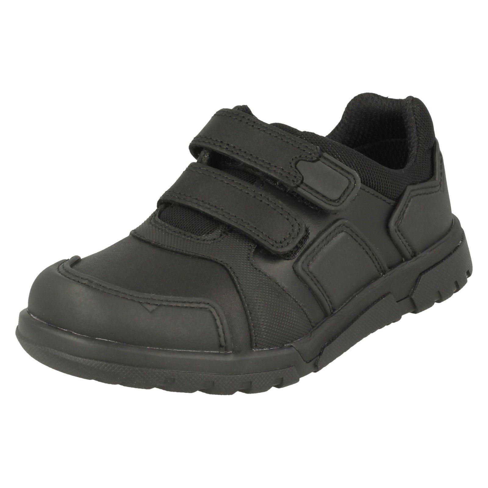 Boys Clarks Hook & Loop School Shoes Blake Street - Picture 11 of 11