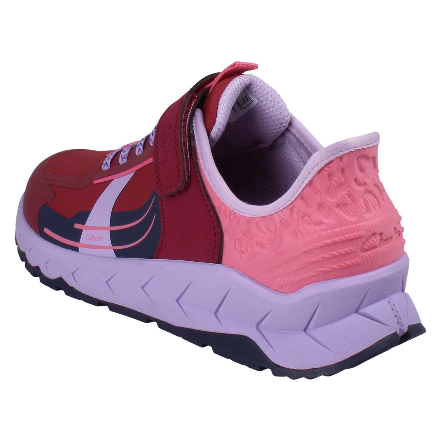 Kinder Clarks Playprints Textil Colour-Pop Cheetah sportliche Turnschuhe "Selva Lane" - Bild 19 von 37