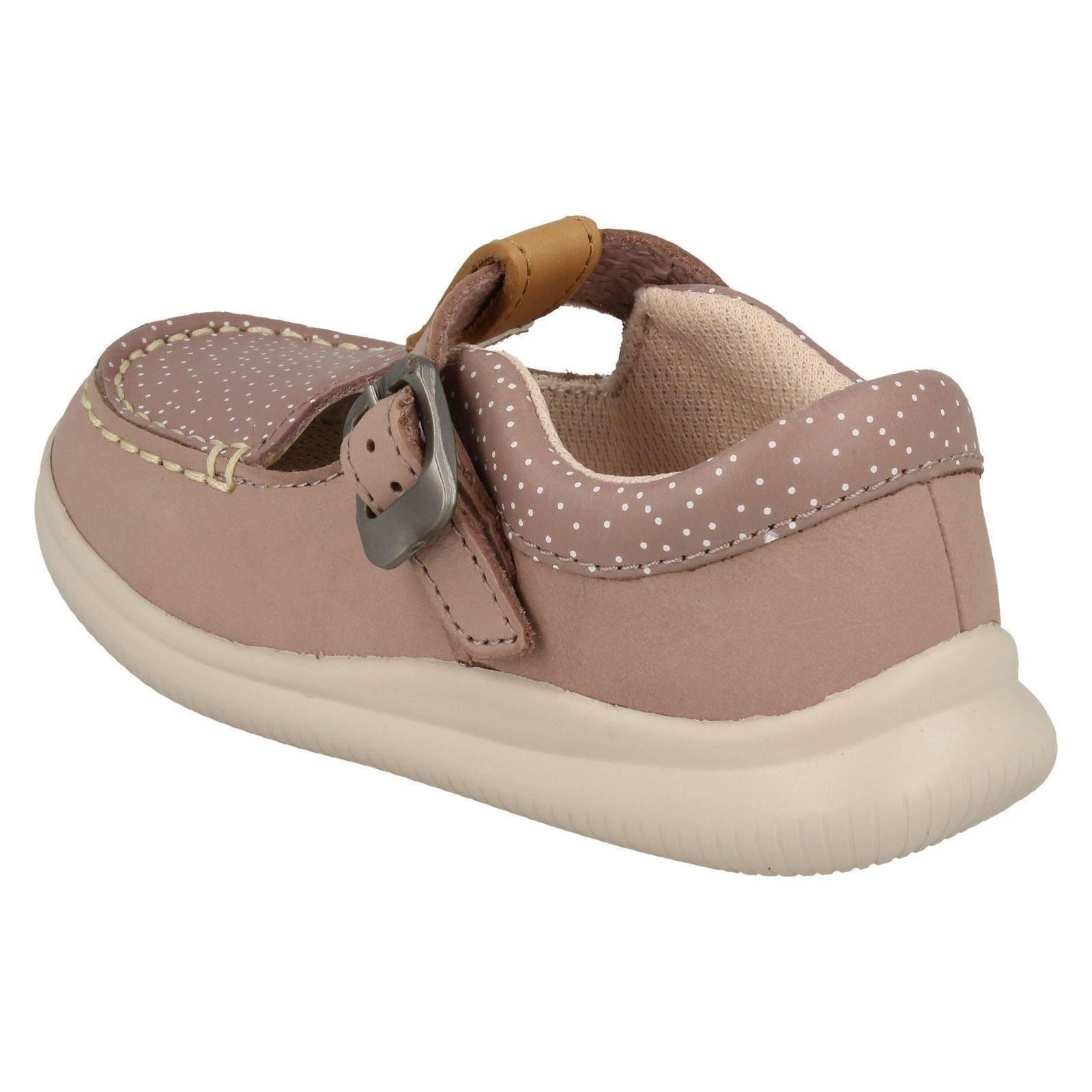 Girls Clarks Casual T-Bar Shoes 'Cloud Rosa' - Picture 23 of 27
